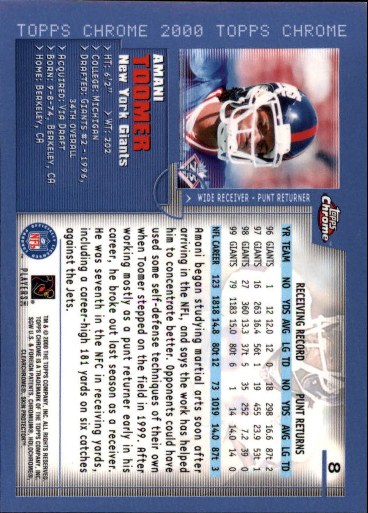 Buy Amani Toomer Cards Online  Amani Toomer Football Price Guide - Beckett