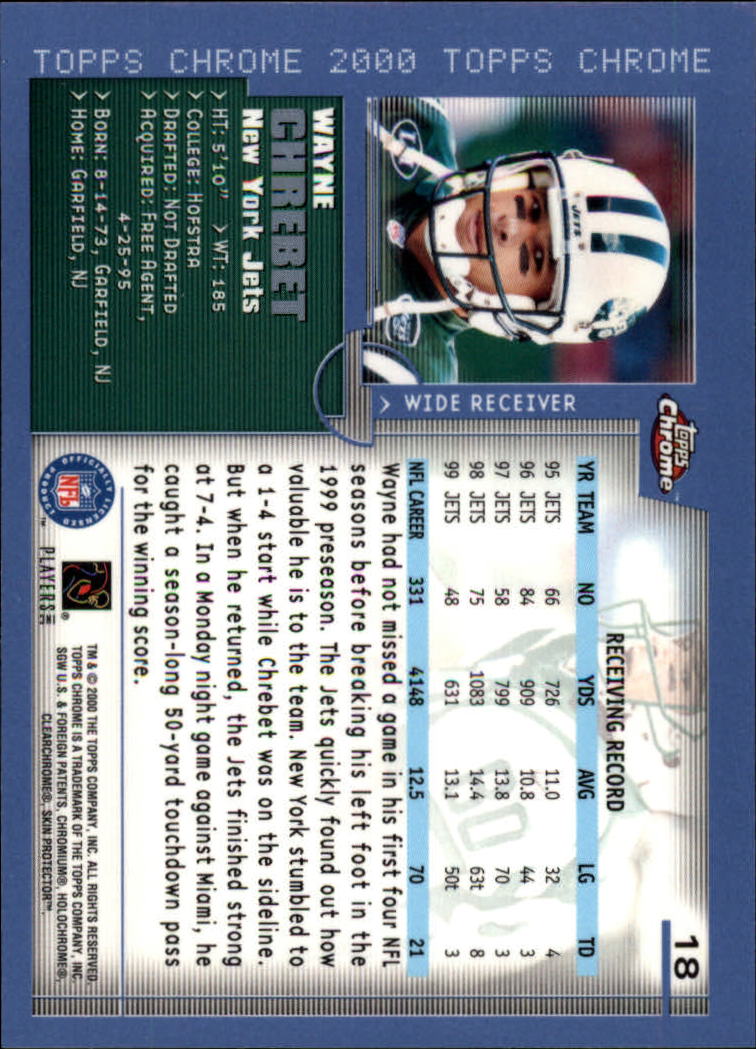 2000 Topps Chrome Football (Pick Card From List) C20 04-24