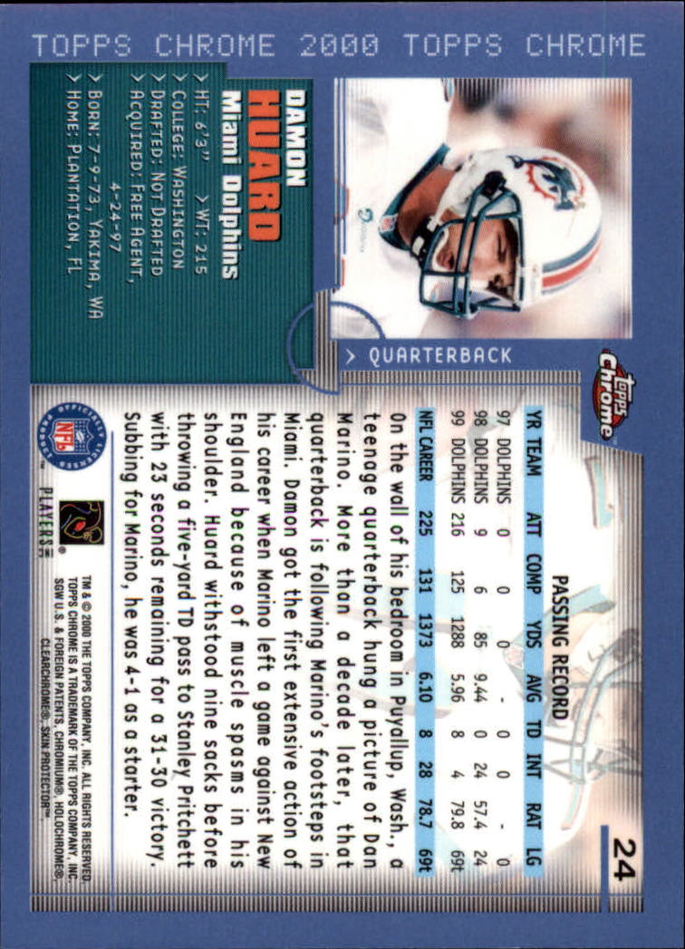 2000 Topps Chrome Football (Pick Card From List) C20 04-24