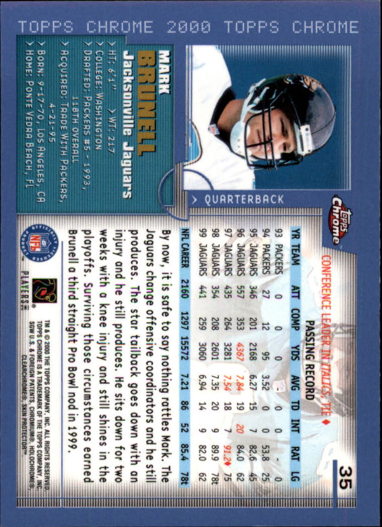 2000 Topps Chrome Football (Pick Card From List) C20 04-24