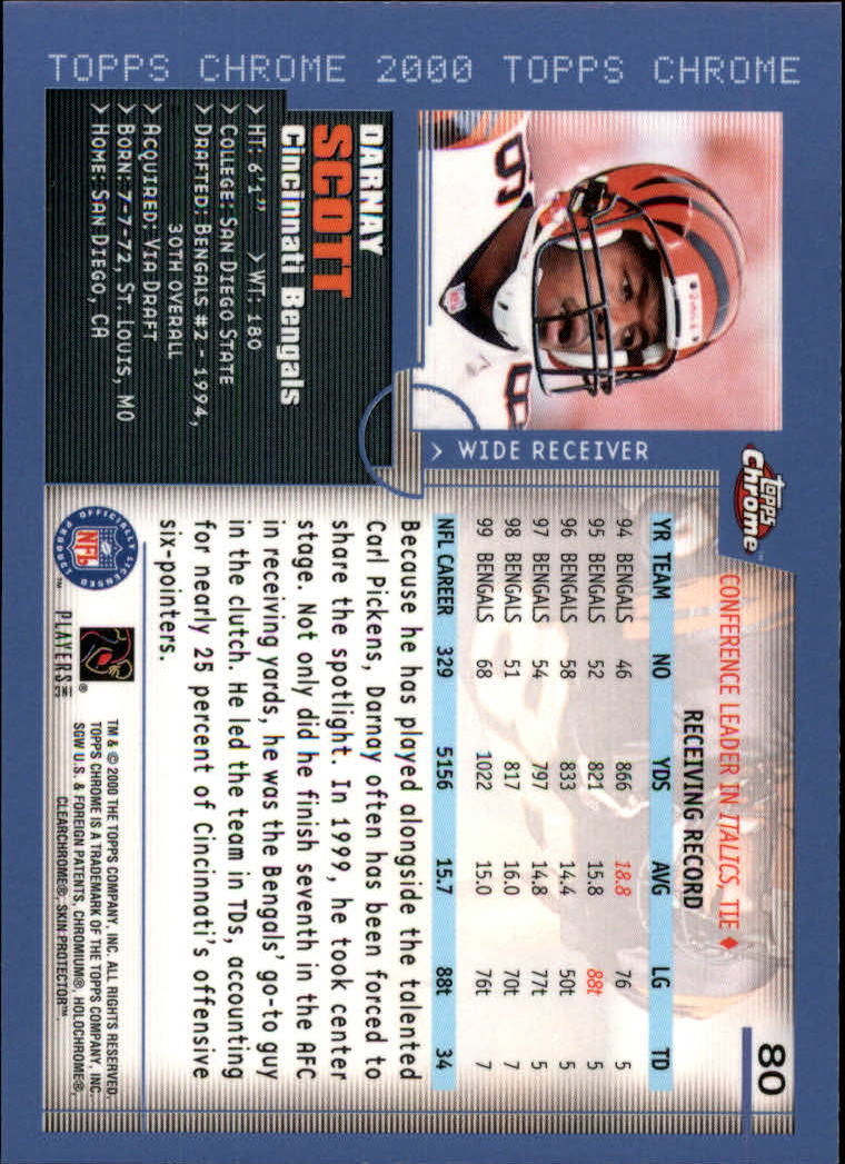 2000 Topps Chrome Football (Pick Card From List) C20 04-24