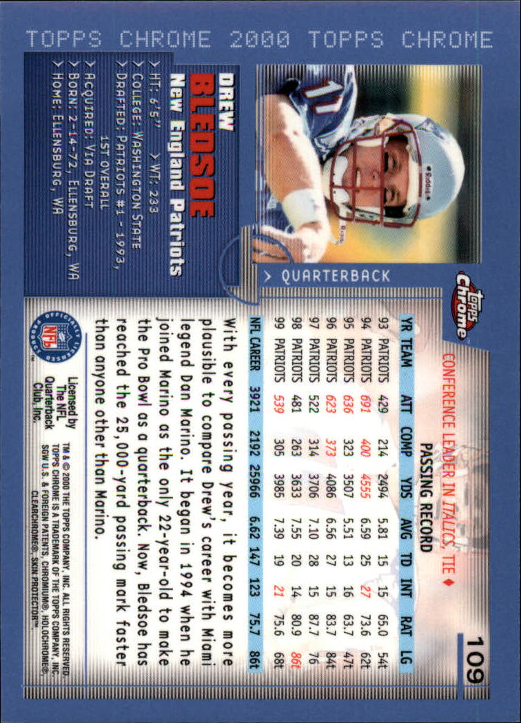 2000 Topps Chrome Football (Pick Card From List) C20 04-24