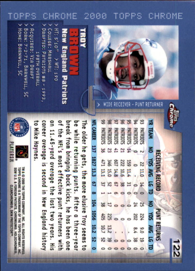 2000 Topps Chrome Football (Pick Card From List) C20 04-24