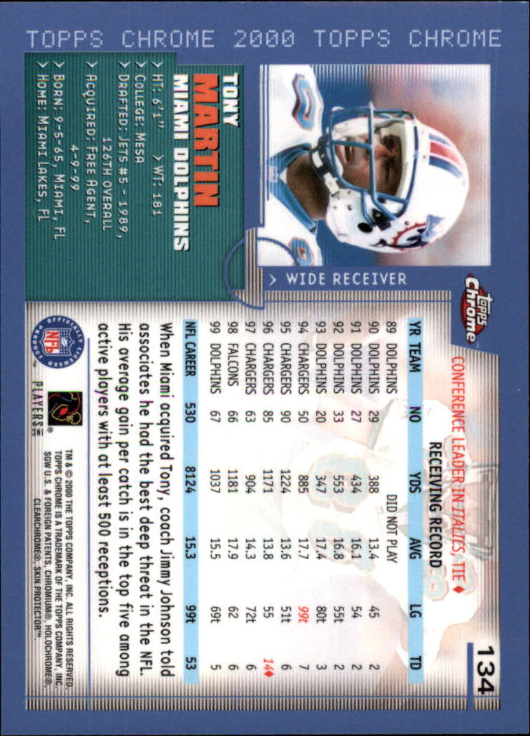 2000 Topps Chrome Football (Pick Card From List) C20 04-24