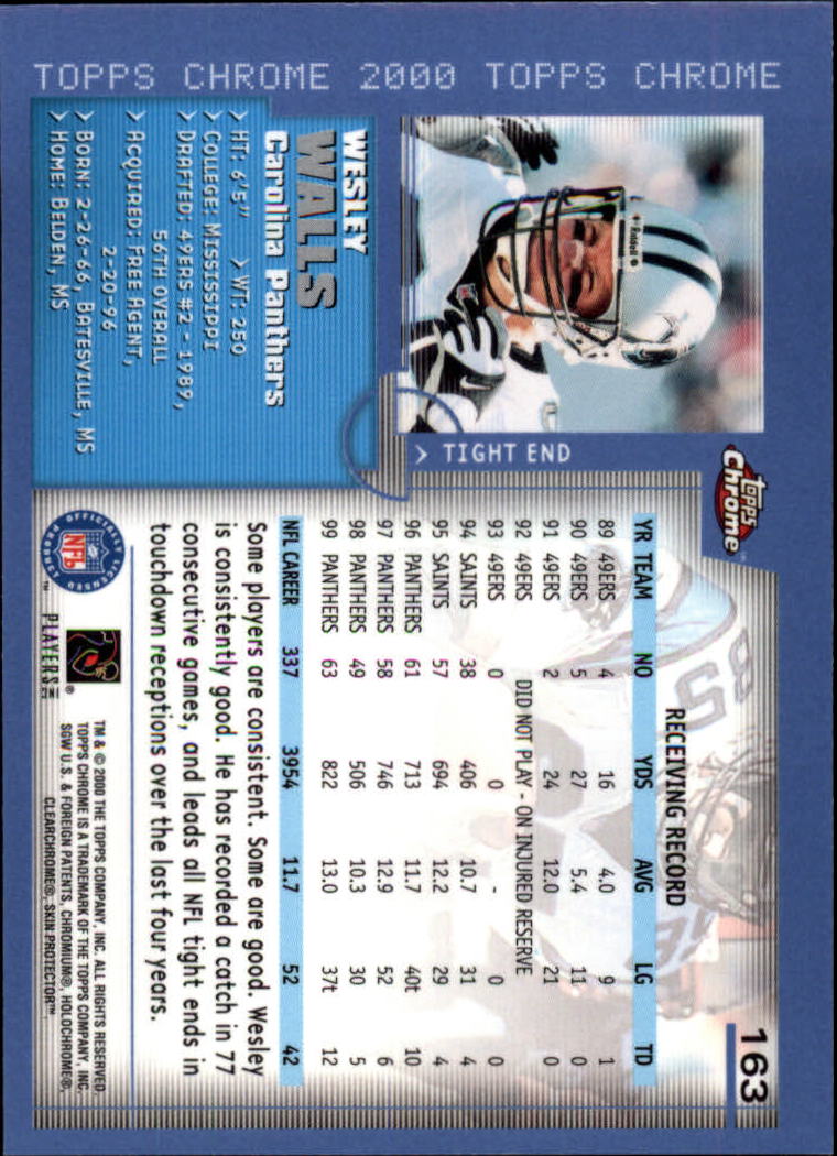 2000 Topps Chrome Football (Pick Card From List) C20 04-24