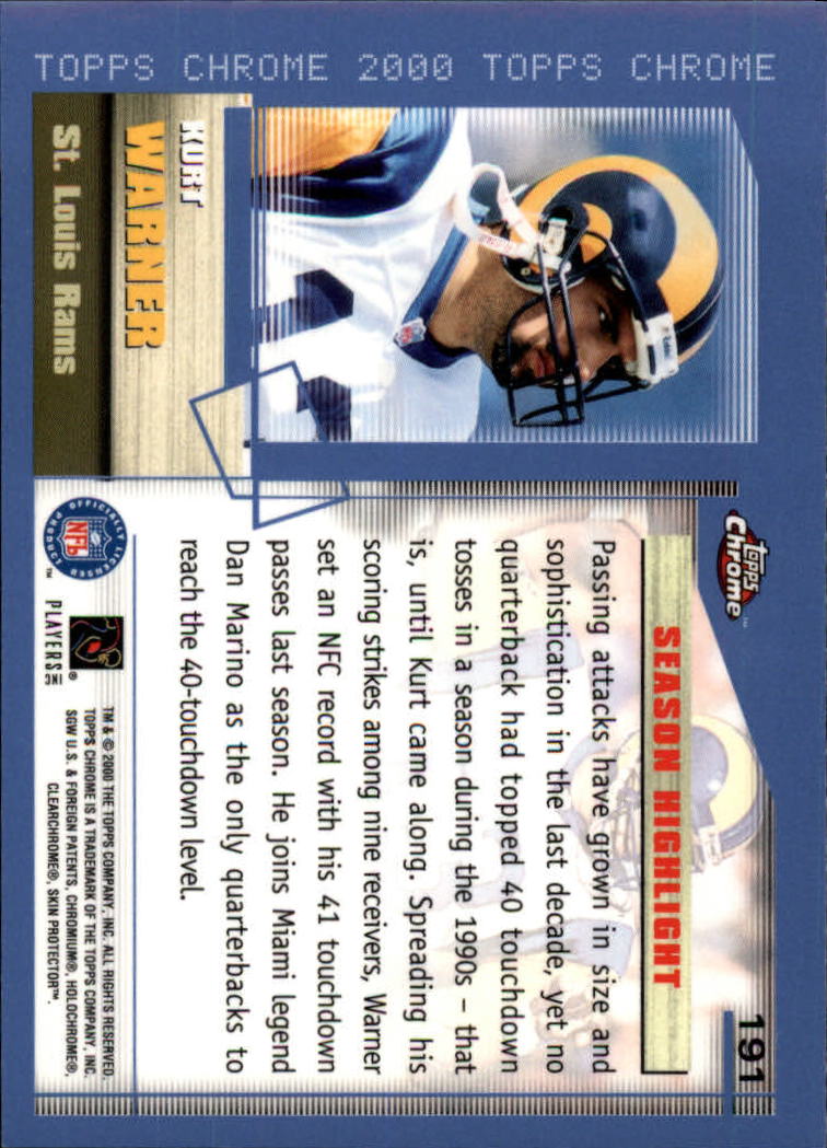 A8504- 2000 Topps Chrome FB Card #s 1-200 +Rookies -You Pick- 15+ FREE US SHIP - Picture 331 of 337