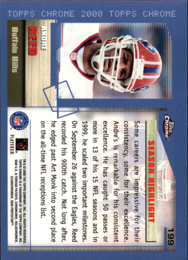 2000 Topps Chrome Football (Pick Card From List) C20 04-24