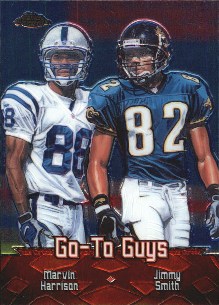 2000 Topps Chrome Combos #TC4 Marvin Harrison/Jimmy Smith