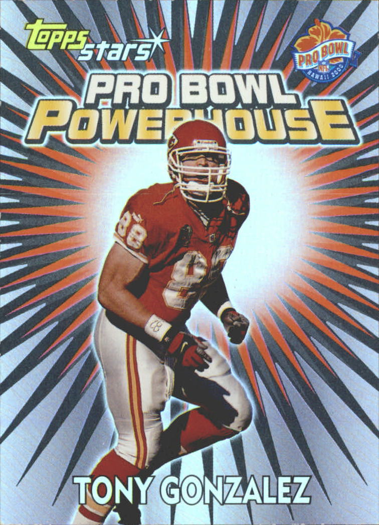 2000 Topps Stars Pro Bowl Powerhouse #PB8 Tony Gonzalez