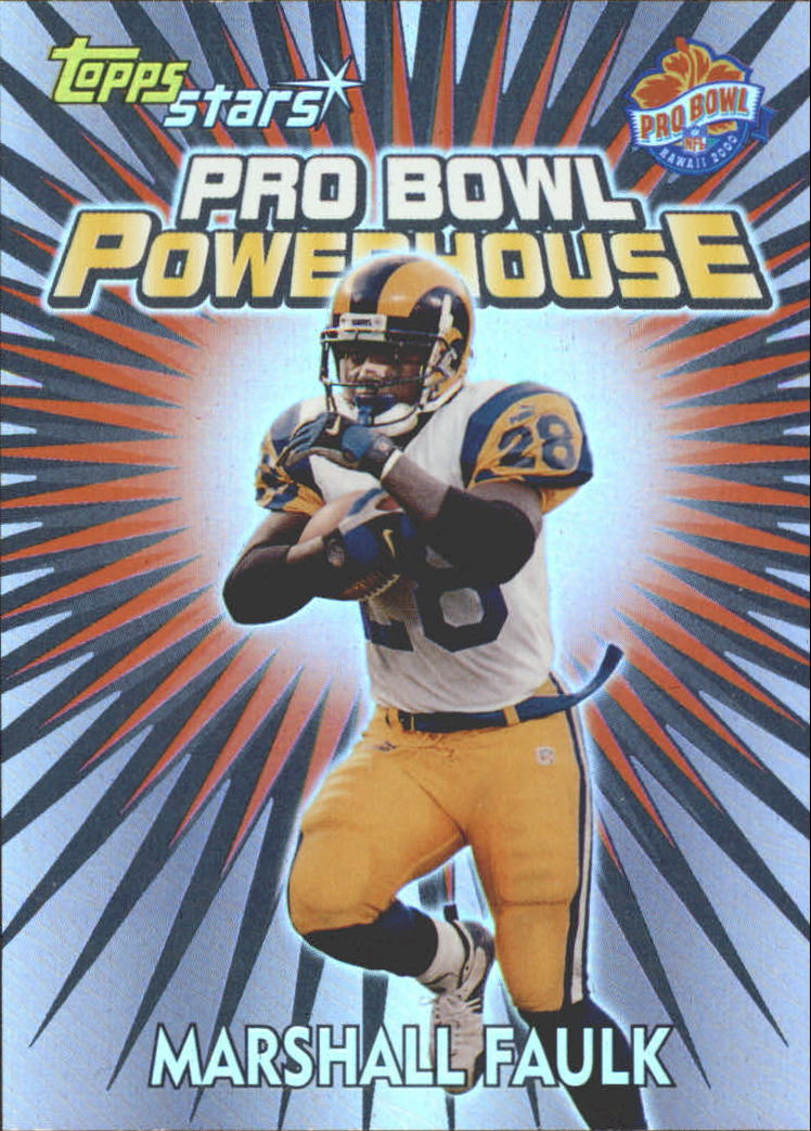 2000 Topps Stars Pro Bowl Powerhouse #PB11 Marshall Faulk