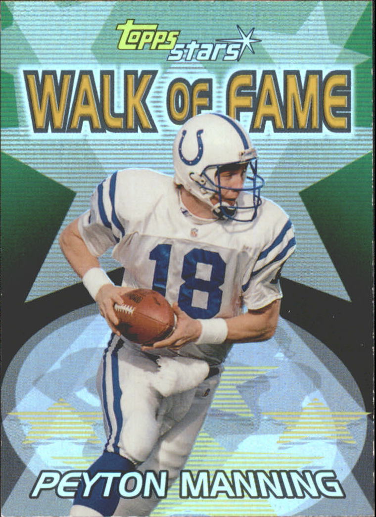 2000 Topps Stars Walk of Fame #W15 Peyton Manning
