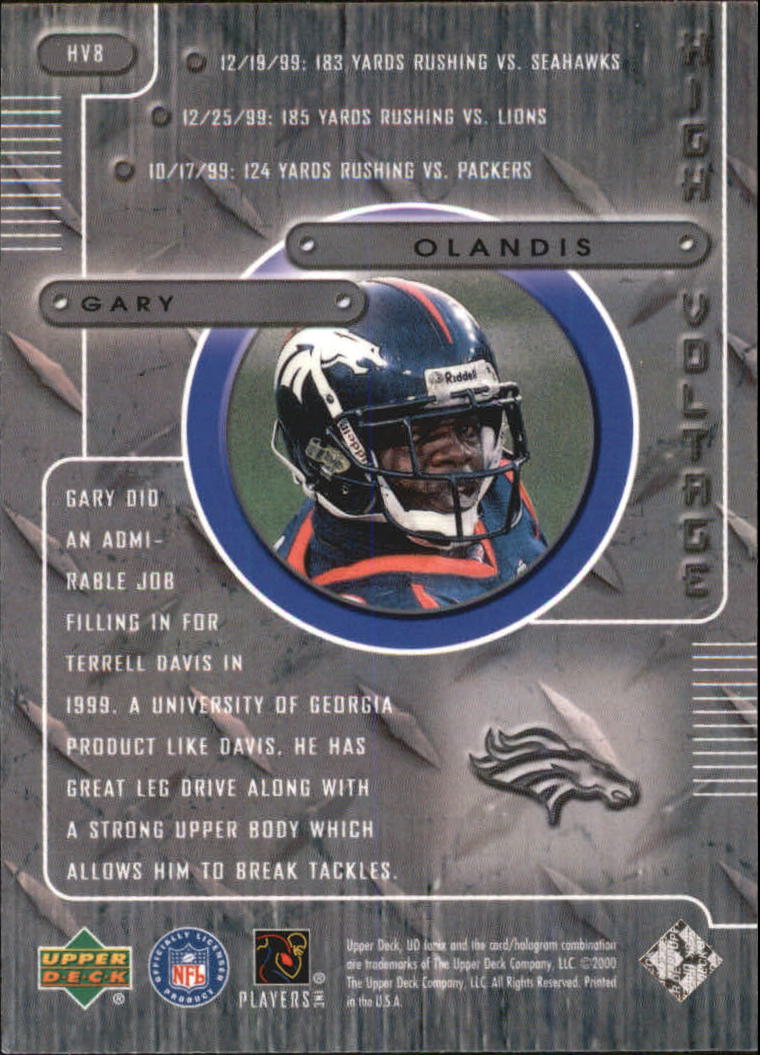 2000 Ionix (Upper Deck) Football "Insert" Cards - Bild 55 von 67