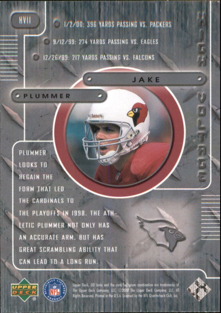 2000 Ionix (Upper Deck) Football "Insert" Cards - Bild 49 von 67