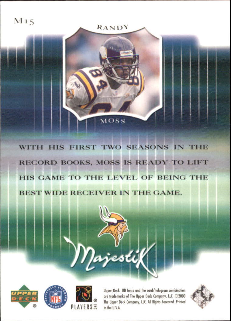 2000 Ionix (Upper Deck) Football "Insert" Cards - Bild 31 von 67
