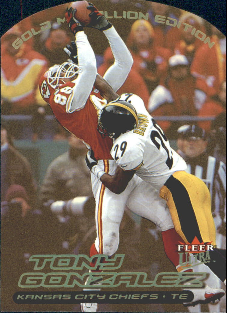 2000 Ultra Gold Medallion #25 Tony Gonzalez