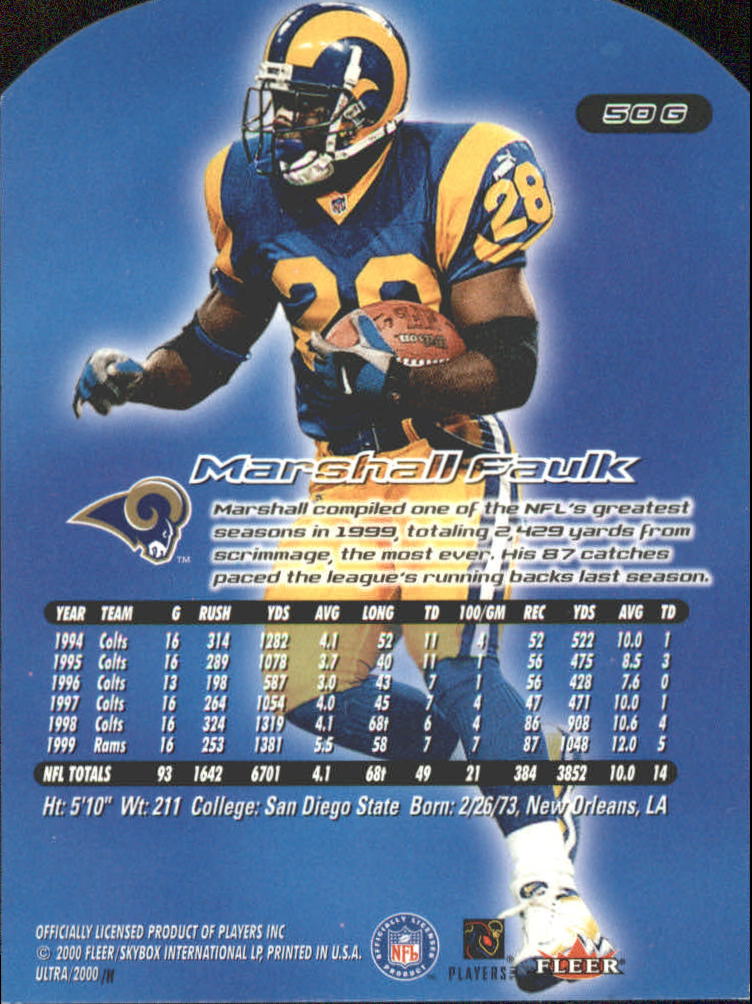 A6145- 2000 Ultra Gold Medallion FB Card #s 1-250 -You Pick- 15+ FREE US SHIP - Picture 101 of 469