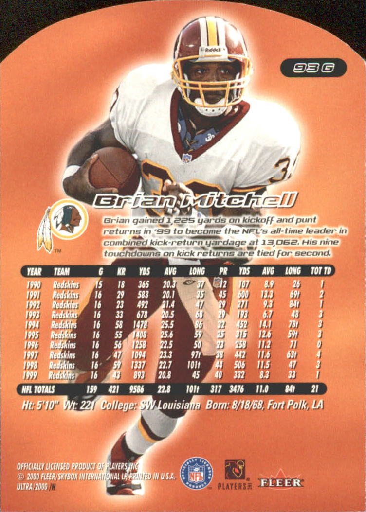 A6145- 2000 Ultra Gold Medallion FB Card #s 1-250 -You Pick- 15+ FREE US SHIP - Picture 185 of 469