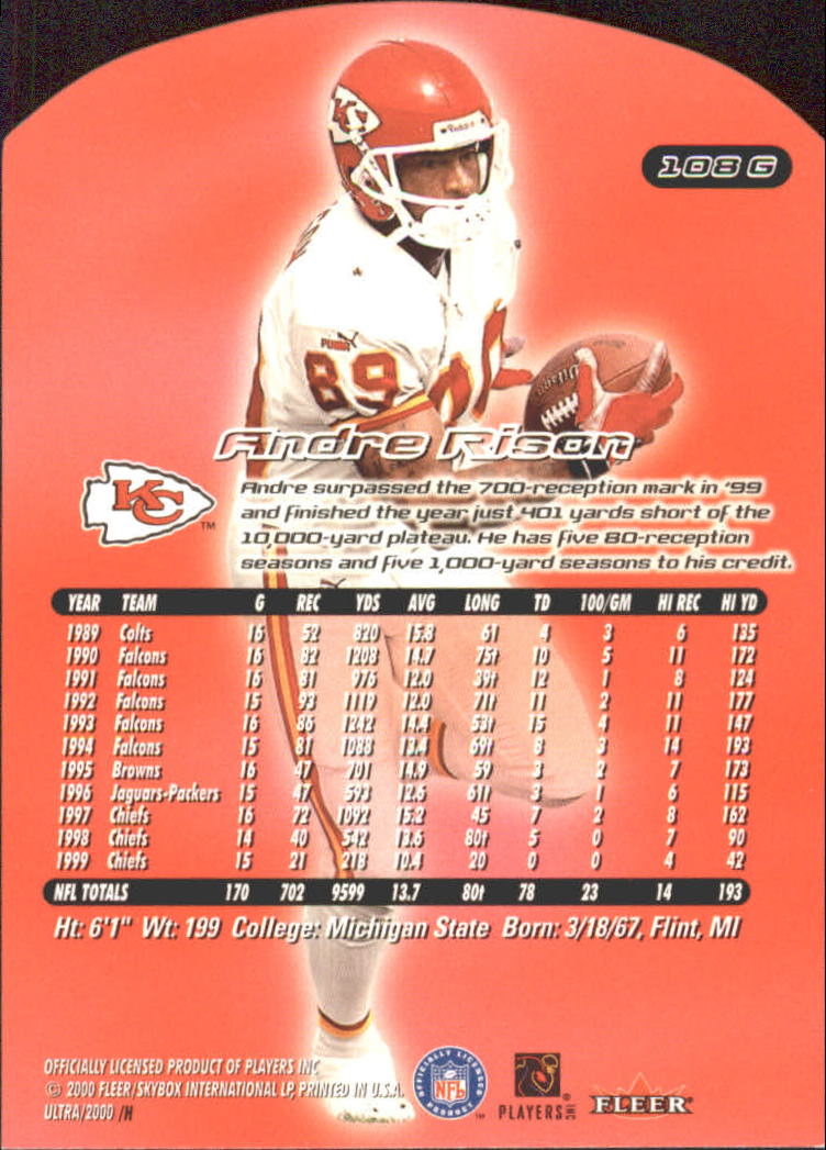 A6145- 2000 Ultra Gold Medallion FB Card #s 1-250 -You Pick- 15+ FREE US SHIP - Picture 215 of 469
