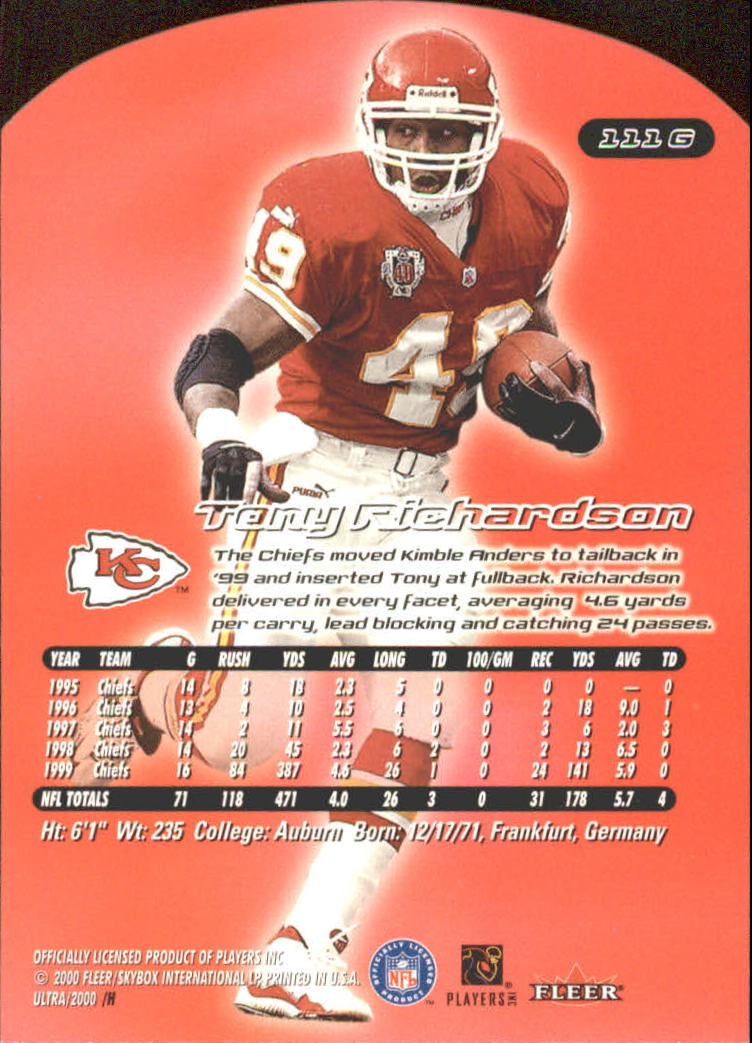 A6145- 2000 Ultra Gold Medallion FB Card #s 1-250 -You Pick- 15+ FREE US SHIP - Picture 221 of 469