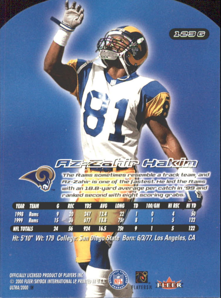 A6145- 2000 Ultra Gold Medallion FB Card #s 1-250 -You Pick- 15+ FREE US SHIP - Picture 245 of 469