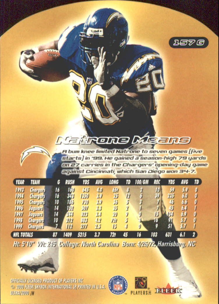 A6145- 2000 Ultra Gold Medallion FB Card #s 1-250 -You Pick- 15+ FREE US SHIP - Picture 311 of 469
