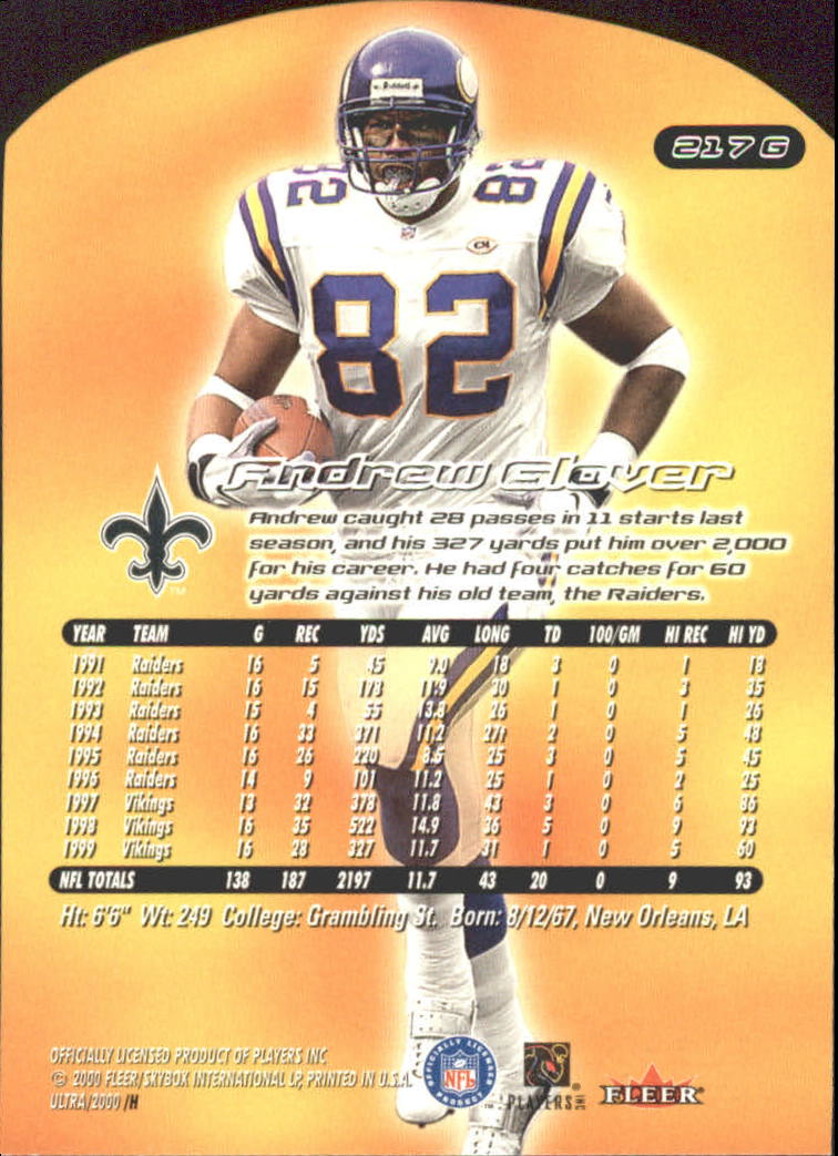A6145- 2000 Ultra Gold Medallion FB Card #s 1-250 -You Pick- 15+ FREE US SHIP - Picture 428 of 469