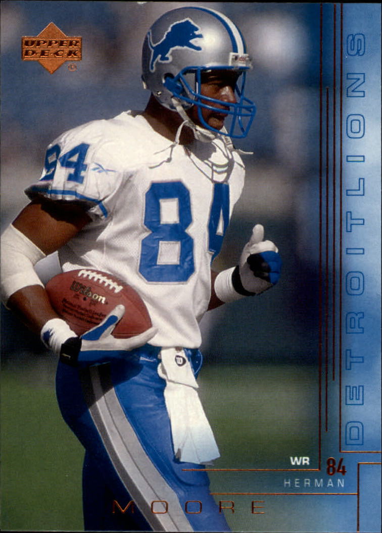 Herman Moore autographed Football Card (Detroit Lions) 1994 Upper Deck #249