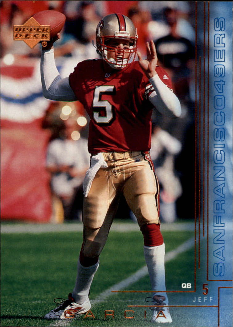 2001 Bowman's Best #92 Peyton Manning/Jeff Garcia Colts 49ers Football Card