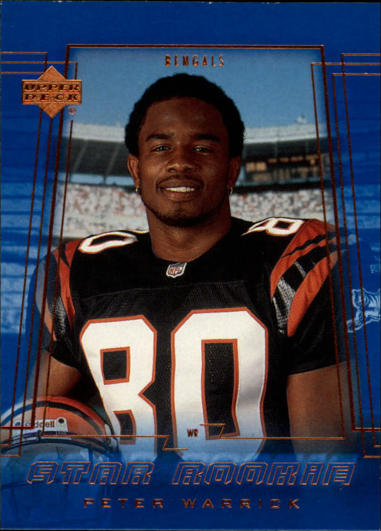 Online Shopping for Housewares, Baby Gear, Health & more. Autograph  Warehouse 343110 Peter Warrick Player Worn Jersey Patch Football Card -  Cincinnati Bengals 2001 Upper Deck No. PW