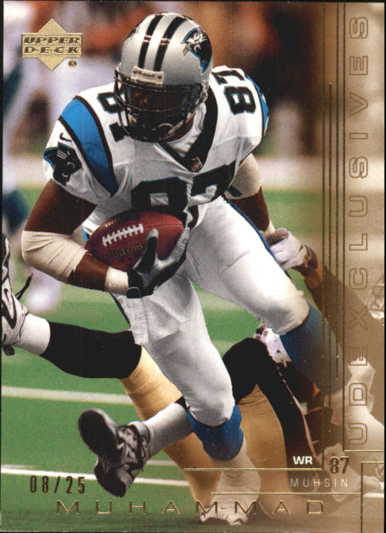 2000 Upper Deck Exclusives Gold #30  Muhsin Muhammad