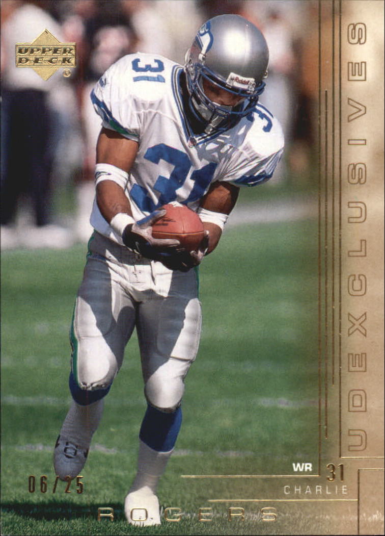 2000 Upper Deck Exclusives Gold #194 Charlie Rogers #'d to 25
