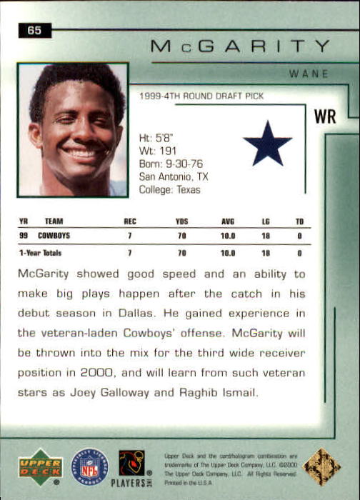 2000 Encore (Upper Deck) Football Cards - Picture 15 of 79