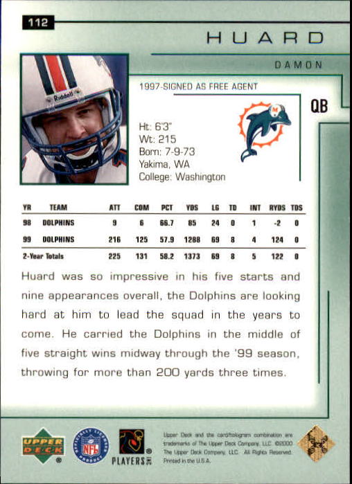 2000 Encore (Upper Deck) Football Cards - Picture 31 of 79