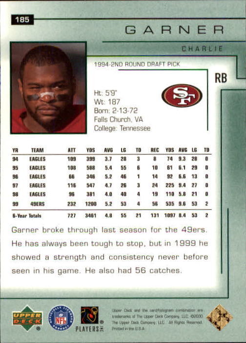 2000 Encore (Upper Deck) Football Cards - Picture 43 of 79
