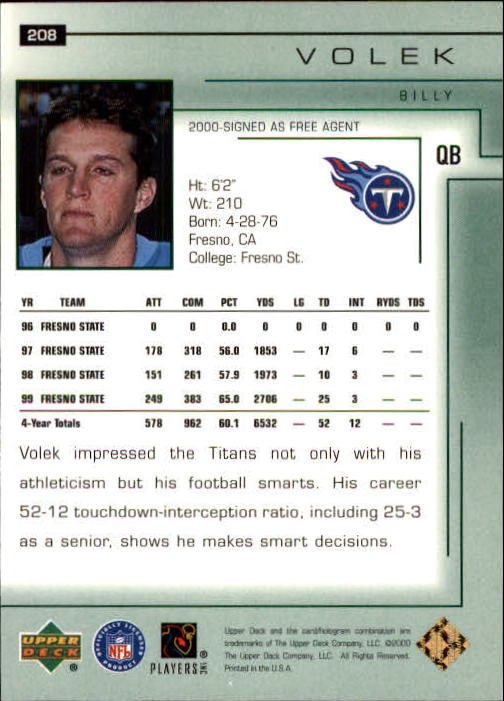 2000 Encore (Upper Deck) Football Cards - Picture 49 of 79