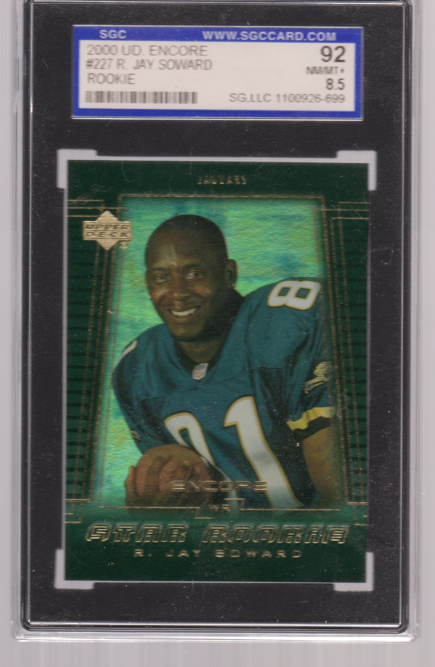 2000 Upper Deck Encore #227 R.Jay Soward RC