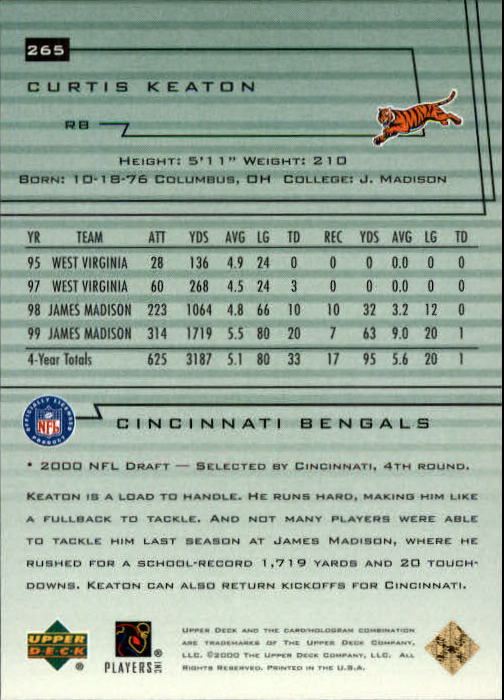 2000 Encore (Upper Deck) Football Cards - Picture 65 of 79