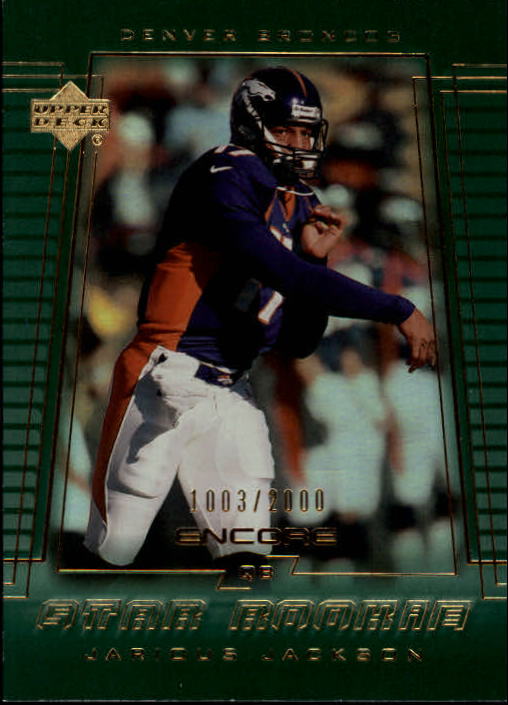 2000 Upper Deck Encore #276 Jarious Jackson RC