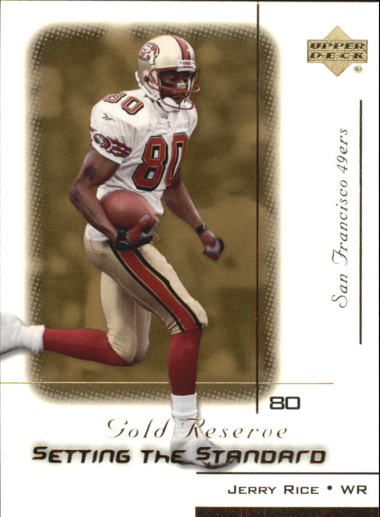 2000 Upper Deck Gold Reserve Setting the Standard #SS6 Jerry Rice