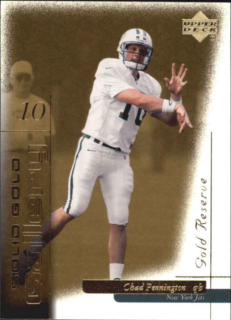 2000 Upper Deck Gold Reserve Solid Gold Gallery #SG4 Chad Pennington