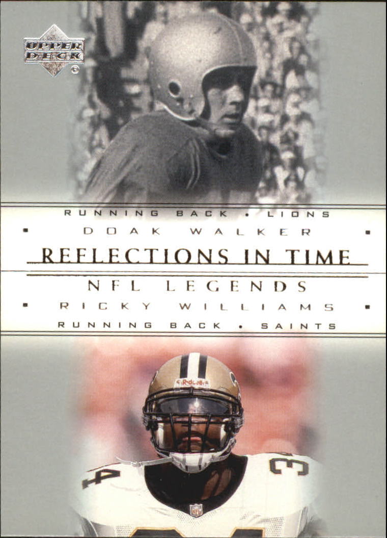 2000 Upper Deck Legends Reflections in Time #R3 D.Walker/R.Williams