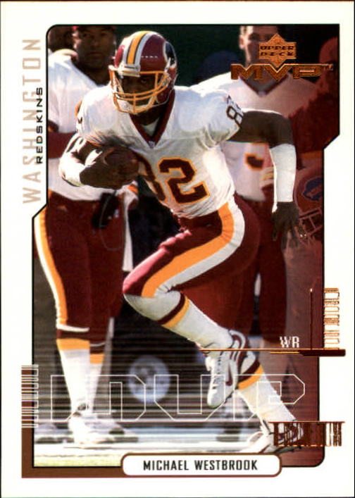 Michael Westbrook Rookie 1995 Ultra #344 Washington Redskins