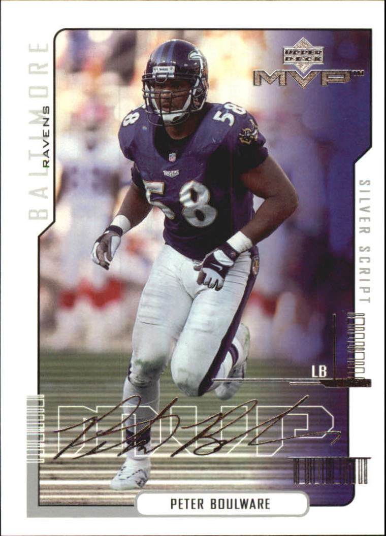 2000 Upper Deck MVP Silver Script #17 Peter Boulware