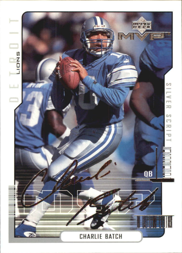 2000 Upper Deck MVP Silver Script #56 Charlie Batch