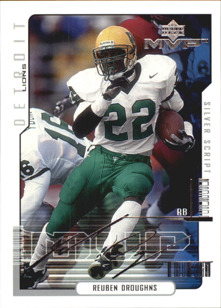 2000 Upper Deck MVP Silver Script #204 Reuben Droughns