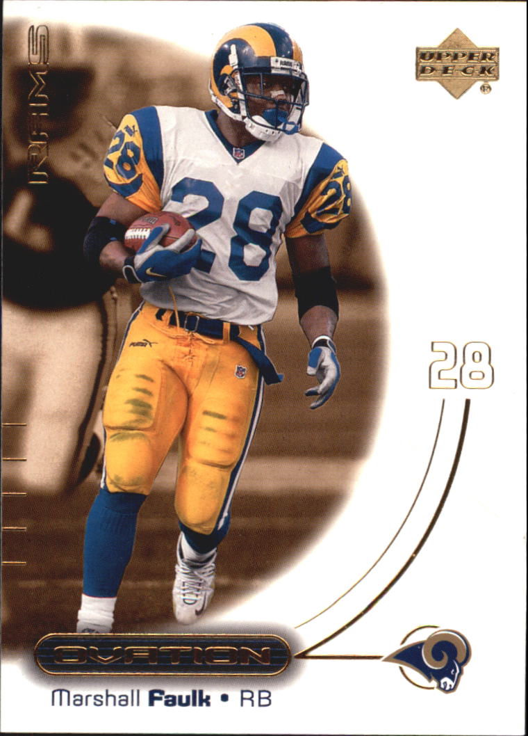 2000 Upper Deck Ovation #47 Marshall Faulk - NM-MT