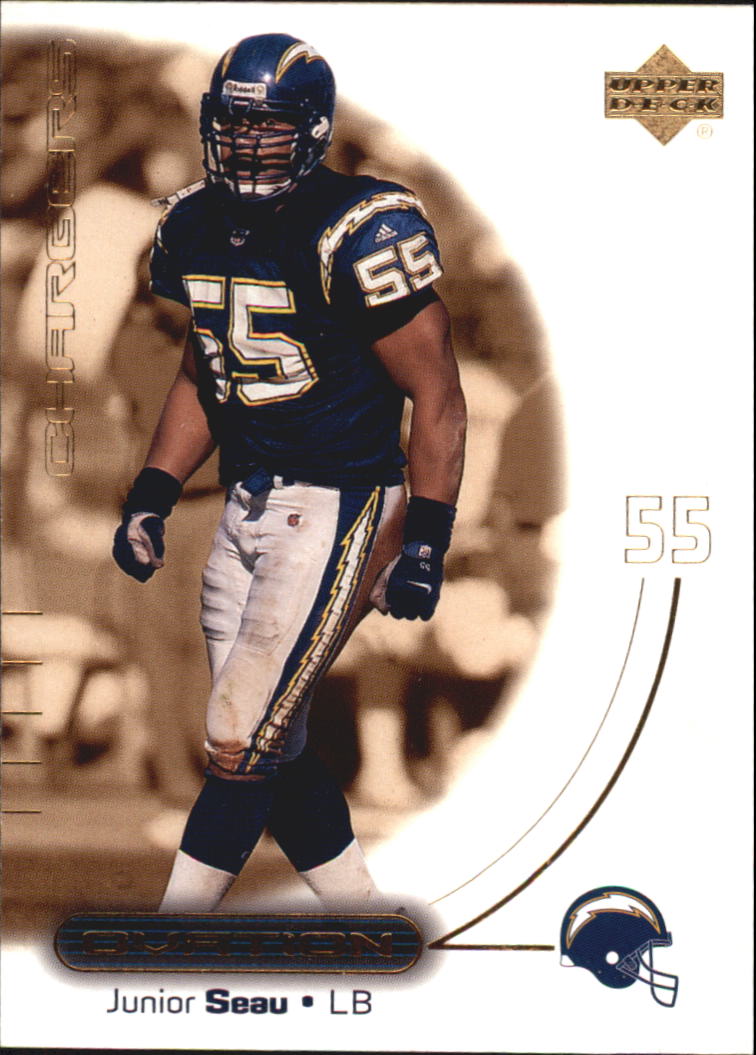 1990 Score Supplemental #65T Junior Seau San Diego Chargers Rookie Card