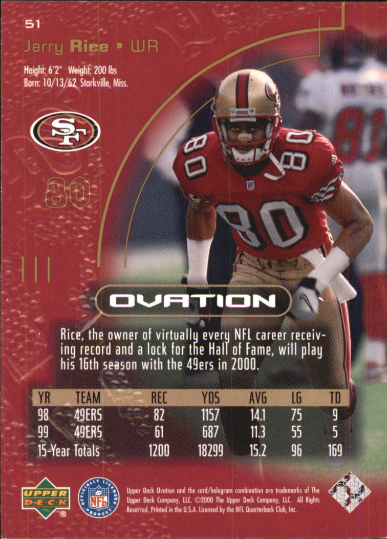 Jerry Rice cards (2000-2022) 49ers Raiders - You Choose - Bild 49 von 227