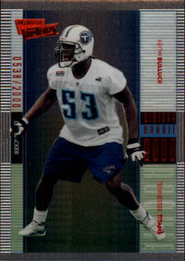 2000 Ultimate Victory #123 Keith Bulluck RC