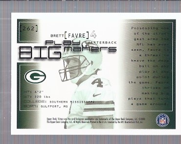 Brett Favre cards (1991-2001) Packers - You Choose - Picture 332 of 372